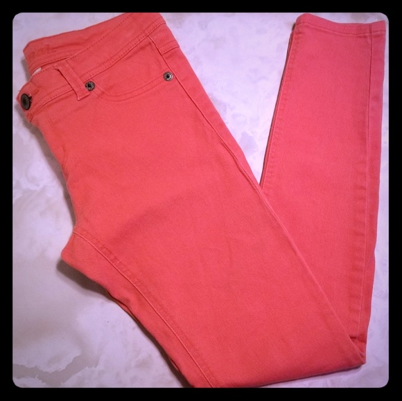 Wet Seal Denim - Wet Seal Coral jeans